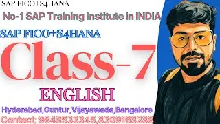 SAP S4HANA CLASS-7||S4HANA Support project Guidance,SAP S/4HANA Course For Beginners,S4HANA Project