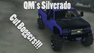 Spintires Mods - QMs Silverado with Cut Super Swamper Boggers