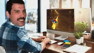 Freddie Mercury watches Freddie Mercury memes