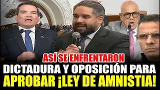ASÍ SE ENFRENTARON REGIMEN Y OPOSICIÓN APROBACIÓN EN PRIMERA LECTURA DE LEY DE AMNISTIA