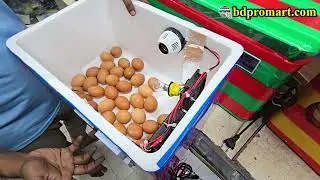 মাত্র ১৩০০টাকাতেই ইনকিউবেটর Egg Incubator Machine only 1300tk for Poultry, Chicken, Quail