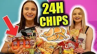 24 Stunden : Nur CHIPS ESSEN ! 🥵 - Celina