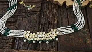 Paurora Polki & Pearls Waist Belt