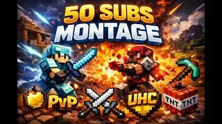 Bloxd.io 50 Subscribers Montage || PvP/UHC |