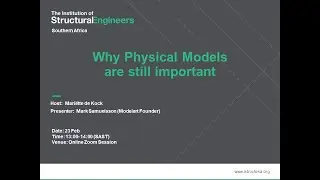 &rdquo;Why Physical Models are still important&rdquo; by Mark Samuelsson.