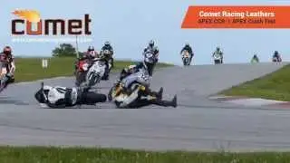 Comet Motorcycle leathers Crash test APEX