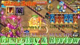Storm Eater 10/10 Skill Gameplay and Review - Castle Clash