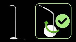 Master Your Setup | Tip 3: Orient the Stand Base with Pixsee Logo Towards You, Rotate Clockwise.