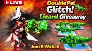 🔴 LIVE | Double Pet Glitch 😱 Frill Neck Lizard GIVEAWAY | Free Fire @surbhi_123ff