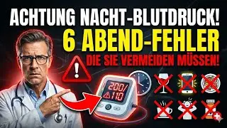 Blutdruck nachts zu hoch? 6 Abend-Fehler, die Sie vermeiden müssen