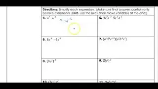 7.2 Powers and Negative Exponents