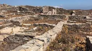 Delos Island ruins Greece.