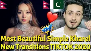 Pakistani React Beautiful Nepali TikToker Simpal Kharel New Transitions TIKTOK VIDEOS | Rk ReActions