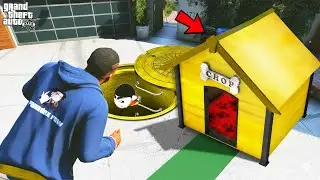 Franklin and Shinchan Open Chop's Golden House In GTA 5 | Paradox FTW