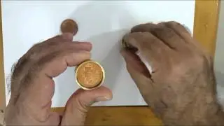 COIN THROUGH BRASS BOX