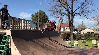 Mini ramp sesh