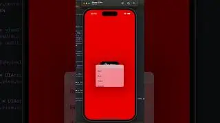 UIMenu (UIMenuElement) #shorts #ytshorts #iphone #coding #crazycodewithandy #development #swift #ios