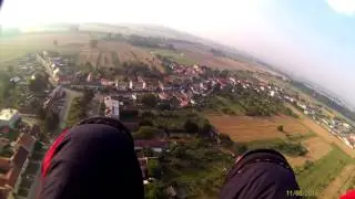 Huštěnovice    Uh.Hradiště. Let nad kostelem.