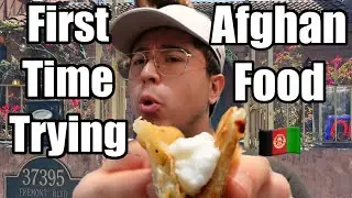 TRYING AFGHAN FOOD for the FIRST TIME