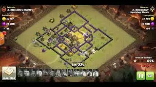 Clash of clans Clan war 100 % destroyed #clashofclash #clashking
