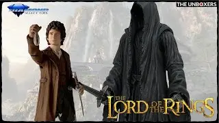 Lord of the Rings Frodo & Nazgul Ringwraith Deluxe Action Figures by Diamond Select