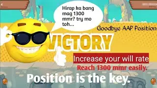 AXIE INFINITY | AAP KA BA HIRAP MAG 1300 MMR? | EASY 1300 MMR | INCREASE YOUR WIN RATE #axieinfinity