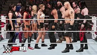 WWE 2K19 - 30 Man/Woman Intergender Royal Rumble Match! ( WWE 2K19 PC Mods )