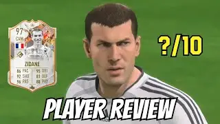 ZINEDINE ZIDANE (97) TROPHY TITANS ICON ! PLAYER REVIEW | FIFA 23 ULTIMATE TEAM