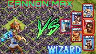 Incredible base vs wizard family || ALL LEVEL WIZARD TOWER vs WIZARD FAMILY ( coc )
