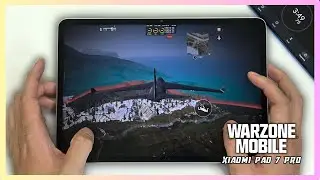 Xiaomi Pad 7 Pro Call of Duty Warzone Mobile Gaming test | Snapdragon 8s Gen 3, 144Hz Display