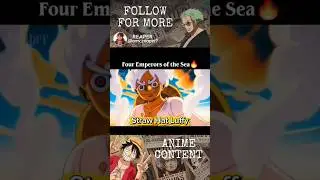 Four Emperors of the Sea🔥 #shorts #onepiece #luffy #shanks #blackbeard #buggy #anime #animeedit