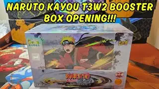 Распаковка бустер-бокса T3W2 Naruto Kayou!!! Вперед!!!