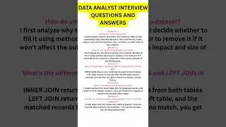 Top 5 Data Analyst Interview Questions and Answers to Land Your Dream Job