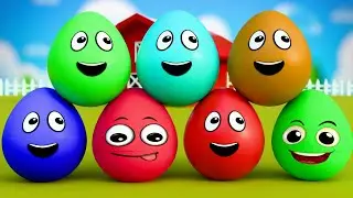 Egg Friends Sing-Along 🎵 | Cartoon Song for Children | Baby Rhymes 