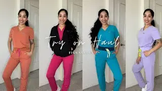 Figs Scrubs Try on Haul