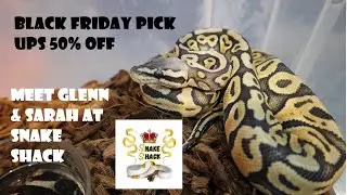 Скидка 50% на товары в Черную пятницу. Встречайте Гленна и Сару из Snake Shack.