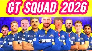GT SQUAD 2026 || GT SQUAD 2026 IPL || GT FHUL SQUAD 2026 || GT SQUAD 2026 IPL