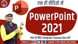 Full Course-MS Powerpoint 2021 Tutorial | PC Packages Powerpoint Tutorial | Working with Powerpoint