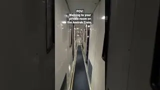 Amtrak Roomette Sleeper Cars are amazing 😍🚆  #amtrak #amtraktrain #train #amtraktrains