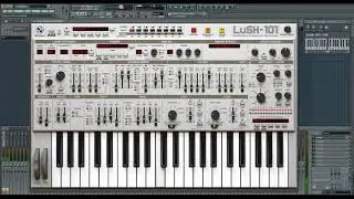 Testing D16 LuSH-101 - Hardstyle Supersaw Lead
