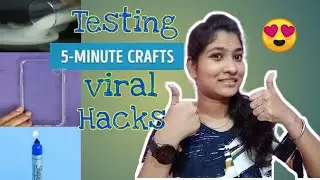 TESTING OUT VIRAL HACKS by 5-MINUTE CRAFTS in TAMIL and [BLOOPERS]