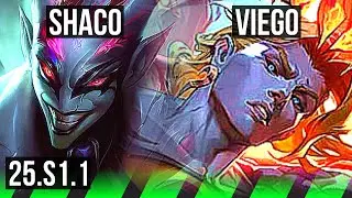 SHACO vs VIEGO (JGL) | 800+ games | KR Master | 25.S1.1