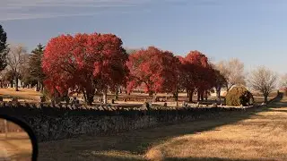 Herington Lake, cemetery and city drive around