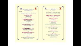 Graduation Day CEG - PG Programmes
