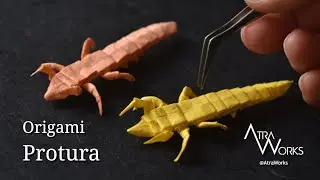 Origami Protura | Full Process ASMR | Making From Start To Finish | One Square Paper No Cuts