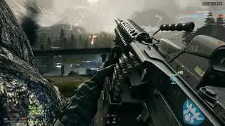 Battlefield 4 - Playing the F'ing Objective - M249 Awesome Rush Defense