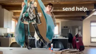 idiot DIYs an anime cutout (GONE STUPID)