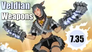 All Veldian Weapons | MH Collaboration | Patch 7.35 | 4K UHD