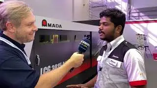 LCG3015AJ2 | Amada | New Fiber laser Launch for Middle East region at SteelFab 2020