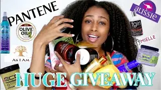 HUGE NATURAL HAIR GIVEAWAY! WIN MY FAVORITES